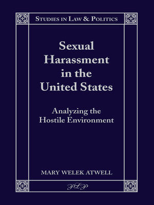 cover image of Sexual Harassment in the United States